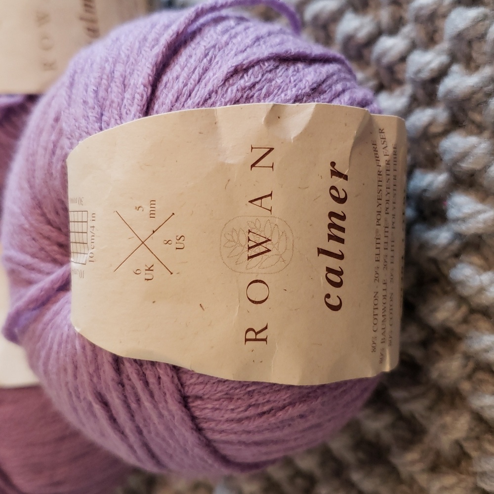 5 Skeins Rowan Calmer yarn